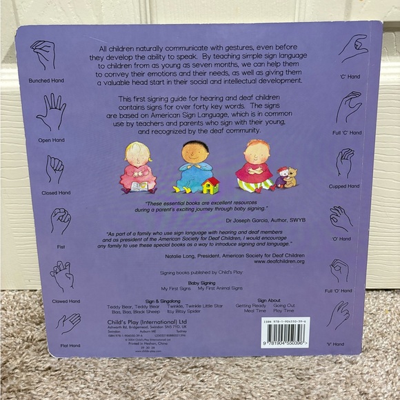 Baby sign language bundle my first signs board book parent education set EUC - Picture 4 of 7